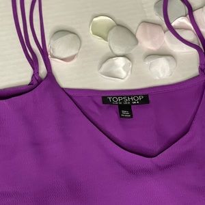 Topshop - Flowy Crop Top - US 0